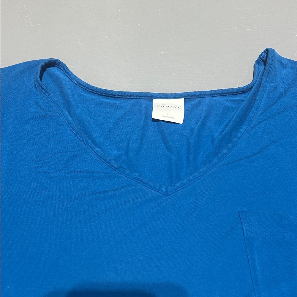 Soma Blue Cozy and Stretchy Shirt (Women’s Large) - Picture 6 of 8